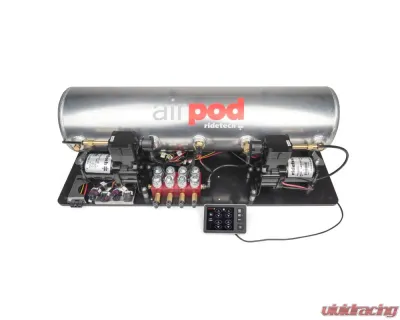 Ridetech RidePro E5 Air Ride Suspension Control System w/ 5 Gallon Dual Compressor AirPod & 1/4" Valves - 30514100