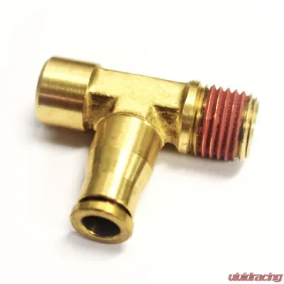 Ridetech 1/4" NPT 1/8" Female NPT 1/4" Airline Fitting Compressor Tee - 31957600