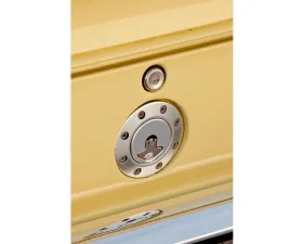Ridetech Clear Anodized Locking Gas Cap Chevrolet Camaro 1967-1968