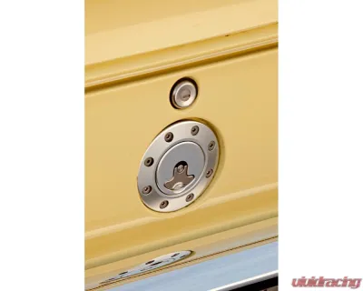 Ridetech Clear Anodized Locking Gas Cap Chevrolet Camaro 1967-1968 - 81000032