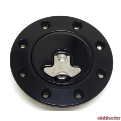 Ridetech Black Anodized Locking Gas Cap Chevrolet Chevy II 1962-1967 - 81000040