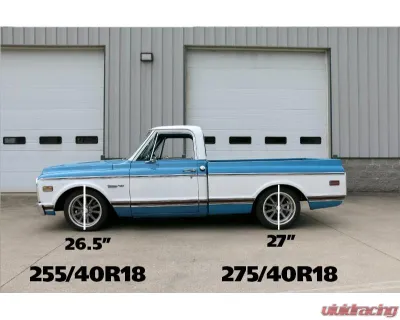 RideTech StreetGrip system for 1971-1972 C10 with small block, no bushings. - 11355012