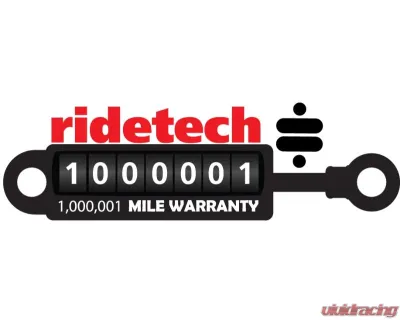 RideTech HQ Series Shock Absorber Rear Single Adjustable 8.35" Stroke Stem | Eyelet - 22199845