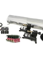 RideTech 5 Gallon Dual Compressor 3/8" Big Red Valves Analog Air Ride Suspension Control System                                     - 30154700 - Image 4