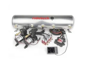 RideTech RidePro E5 Air Ride Suspension Control System w/ 5 Gallon Dual Compressor & 1/4