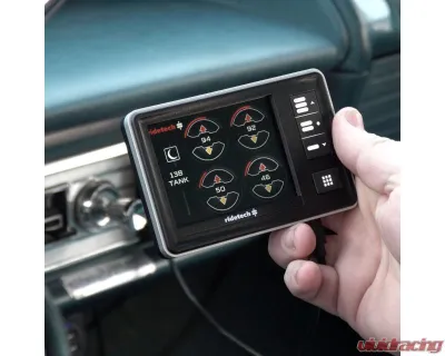 RideTech RidePro E5 Air Ride Control System w/ 5 Gallon Dual Compressor High Flow Big Red & 3/8" Valves - 30534700