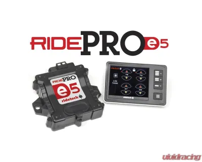 RideTech RidePro E5 Air Ride Control System w/ 5 Gallon Dual Compressor High Flow Big Red & 3/8" Valves - 30534700
