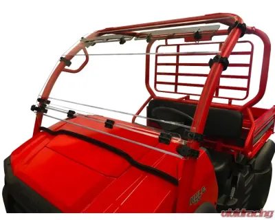 Spike Powersports Fold Windshield Kawasaki Kaf 400 Mule Sx 4X4 Xc Se 2017 - 77-8600