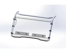 Spike Powersports Full Dual Vent Windshield Kawasaki Kaf 700 Mule Pro-Mx Eps 2019-2020