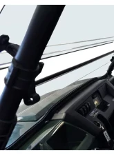 Spike Powersports D-2 Full Tilting Windshield Kawasaki Kaf 820 Mule Pro-Fx 2019                                     - MULEFXTWS1000 - Image 2