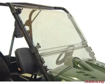 Spike Powersports D-2 Full Tilting Windshield Yamaha Yxr660F Rhino 660 2004-2007 - RHNWS1003