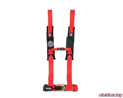 Pro Armor Red 4 Point 2 Inch Harness with Sewn in Pads - A114220RD