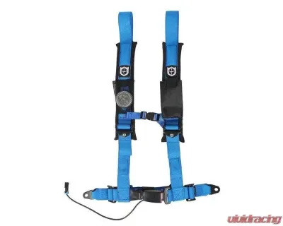Pro Armor Blue 4 Point 2 Inch AutoStyle Harness (Driver Side) - A16UH348BU