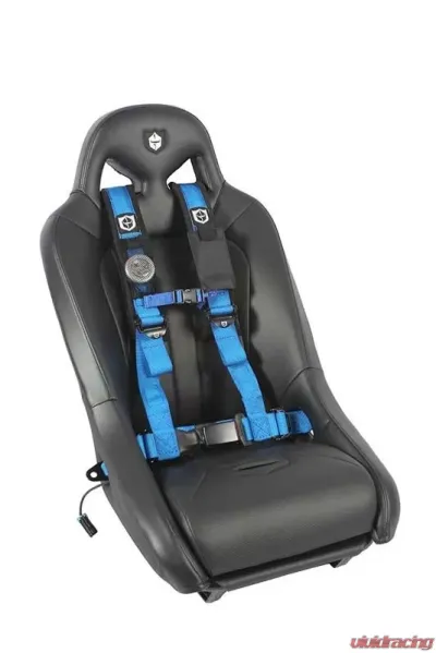 Pro Armor Blue 4 Point 2 Inch AutoStyle Harness (Driver Side) - A16UH348BU