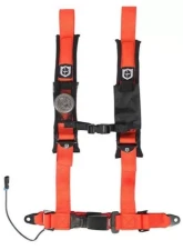 Pro Armor Orange 4 Point 2 Inch AutoStyle Harness (Driver Side)                                     - A16UH348OR - Image 3
