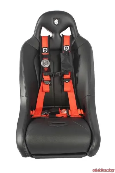 Pro Armor Orange 4 Point 2 Inch AutoStyle Harness (Driver Side) - A16UH348OR