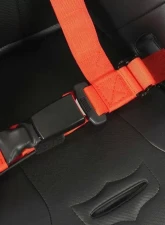 Pro Armor Orange 4 Point 2 Inch AutoStyle Harness (Driver Side)                                     - A16UH348OR - Image 3