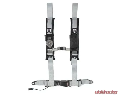 Pro Armor Silver 4 Point 2 Inch AutoStyle Harness (Driver Side) - A16UH348SV