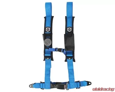 Pro Armor Blue 4 Point 2 Inch AutoStyle Harness (Passenger Side) - A16UH349BU