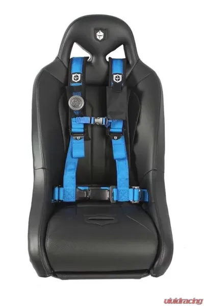 Pro Armor Blue 4 Point 2 Inch AutoStyle Harness (Passenger Side) - A16UH349BU