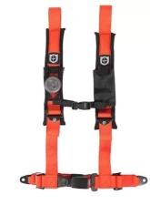 Pro Armor Orange 4 Point 2 Inch AutoStyle Harness (Passenger Side)                                     - A16UH349OR - Image 3