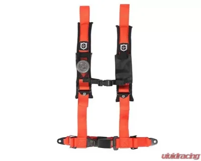 Pro Armor Orange 4 Point 2 Inch AutoStyle Harness (Passenger Side) - A16UH349OR