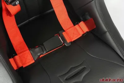 Pro Armor Orange 4 Point 2 Inch AutoStyle Harness (Passenger Side) - A16UH349OR