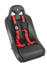 Pro Armor Red 4 Point 2 Inch AutoStyle Harness (Passenger Side)                                     - A16UH349RD - Image 2