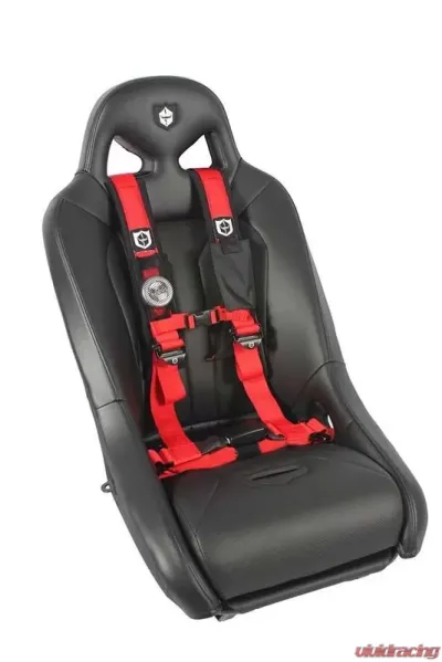 Pro Armor Red 4 Point 2 Inch AutoStyle Harness (Passenger Side) - A16UH349RD