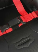 Pro Armor Red 4 Point 2 Inch AutoStyle Harness (Passenger Side)                                     - A16UH349RD - Image 3