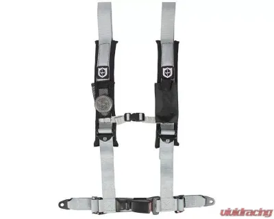 Pro Armor Silver 4 Point 2 Inch AutoStyle Harness (Passenger Side) - A16UH349SV