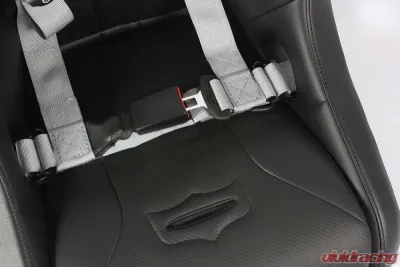 Pro Armor Silver 4 Point 2 Inch AutoStyle Harness (Passenger Side) - A16UH349SV