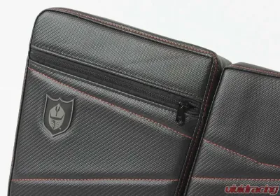 Pro Armor Orange Stock Front Door Bags with Knee Pads For Polaris RZR 2014-2020 - P141054OR