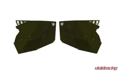 Pro Armor Black Stealth Door Skins XP1K Polaris RZR XP 1000 2014-2020 - P141228RBL