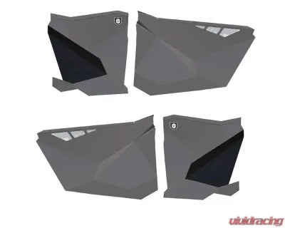 Pro Armor Titanium Metallic Doors For Polaris RZR Pro XP 4 2020 - P1910D003TM