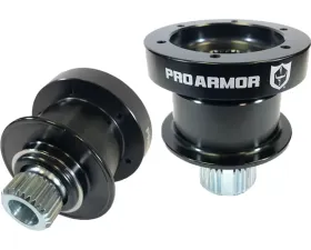 Pro Armor Quick Release Steering Wheel Hub Black