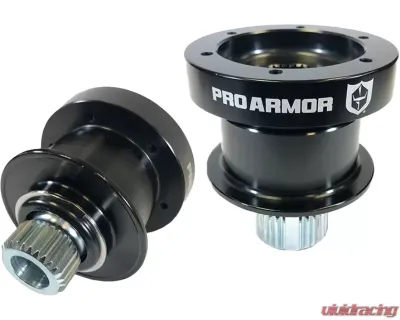 Pro Armor Quick Release Steering Wheel Hub Black - P081Z281BL