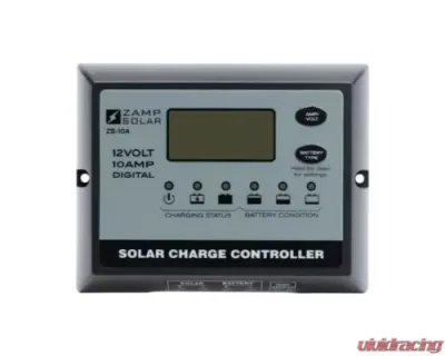 Zamp Solar 10-Amp 5-Stage PWM Charge Controller - ZS-10AW