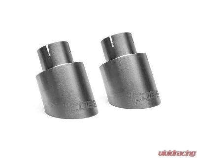 COBB Tuning Brushed Titanium Tip Kit Volkswagen GTI Mk8 2014-2024 - 5V2150-NB