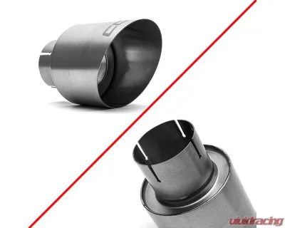 COBB Tuning Brushed Titanium Tip Kit Volkswagen GTI Mk8 2014-2024 - 5V2150-NB