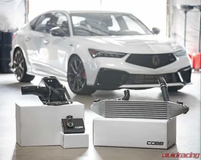 COBB Tuning Stage 2 Redline Carbon Fiber Power Package Silver for Honda Civic Type R | Acura Integra Type-S 2023-2025 - HON003020-SL