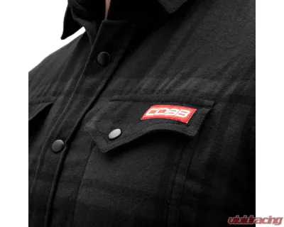 COBB Tuning Burnside Snap Flannel - CO-COBB-Flannel-L