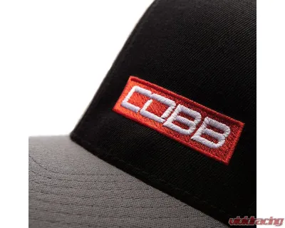 COBB Tuning Black-Gray Snapback COBB Cap - CO-Cap-Red-Bar
