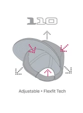 COBB Tuning Black-Gray Snapback COBB Cap                                     - CO-Cap-Red-Bar - Image 6