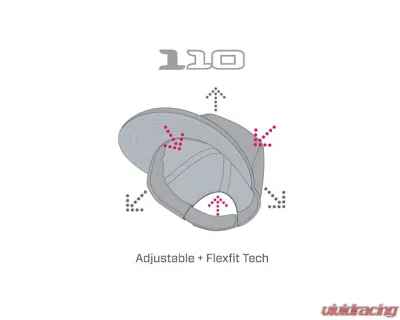 COBB Tuning Black-Gray Snapback COBB Cap - CO-Cap-Red-Bar