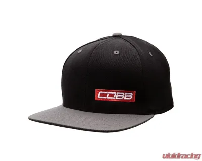 COBB Tuning Black-Gray Snapback COBB Cap - CO-Cap-Red-Bar