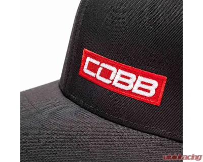 COBB Tuning Flexfit Ultrafibre / Airmesh COBB Cap Red Bar - CO-Cap-Ultra-Red-Bar-L-XL