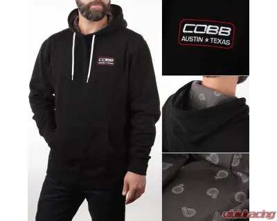 COBB Tuning Black Pullover Hoodie - CO-LINERHOODIE-BLK-S