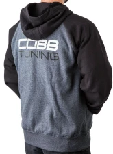 COBB Tuning Logo Full-Zip Hoodie - Men's Grey/Black                                     - CO-ZIPHOODIE-M - Image 3