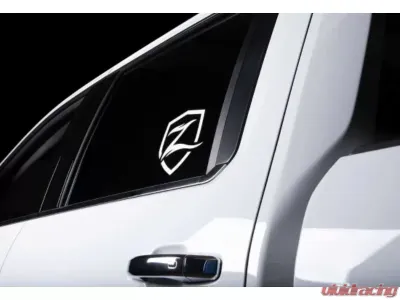 Zone Offroad 7" White Shield Decal - ZONU9107